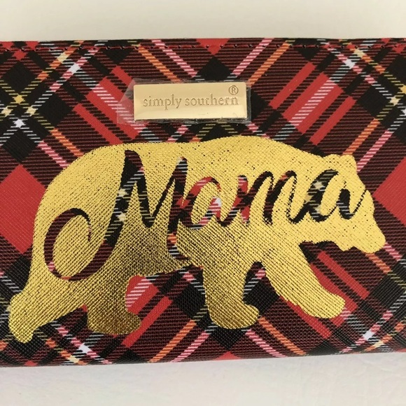New  Simply Southern Mama Bear Large Phone Wallet - Picture 2 of 5